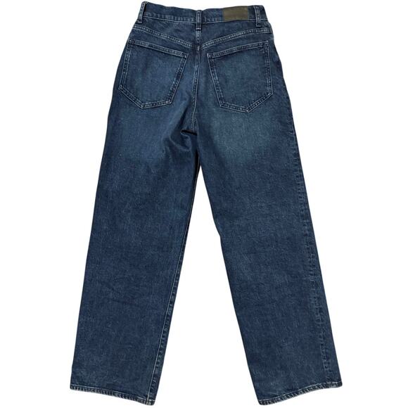 Madewell The Perfect Vintage Wide Leg Jeans Dark Wash Size 26 - Picture 2 of 4